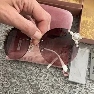 Miu Miu Core Collection 52TS Sunglasses Miu Miu MU 52TS VW7146 Core Collection | Online Sale - Amevista main image 3